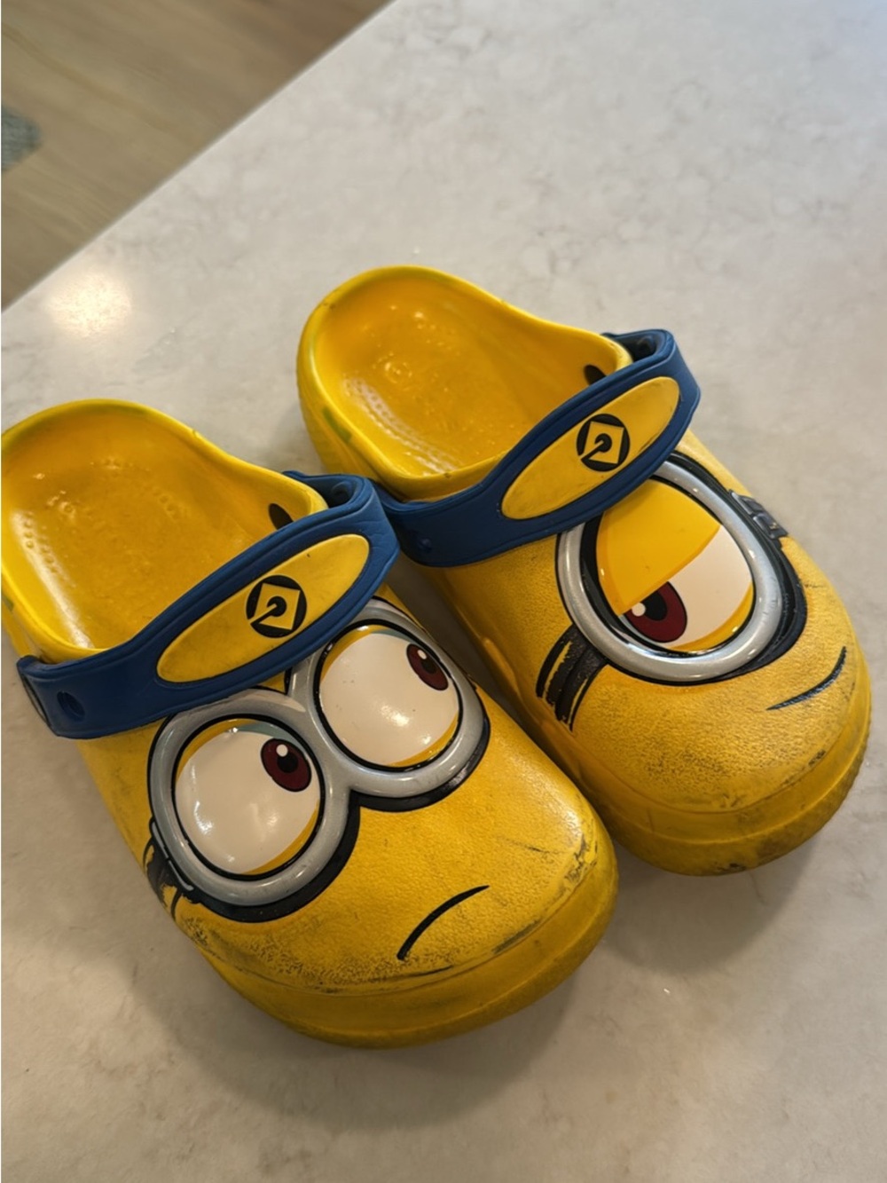 Kids Yellow Minion Crocs C13